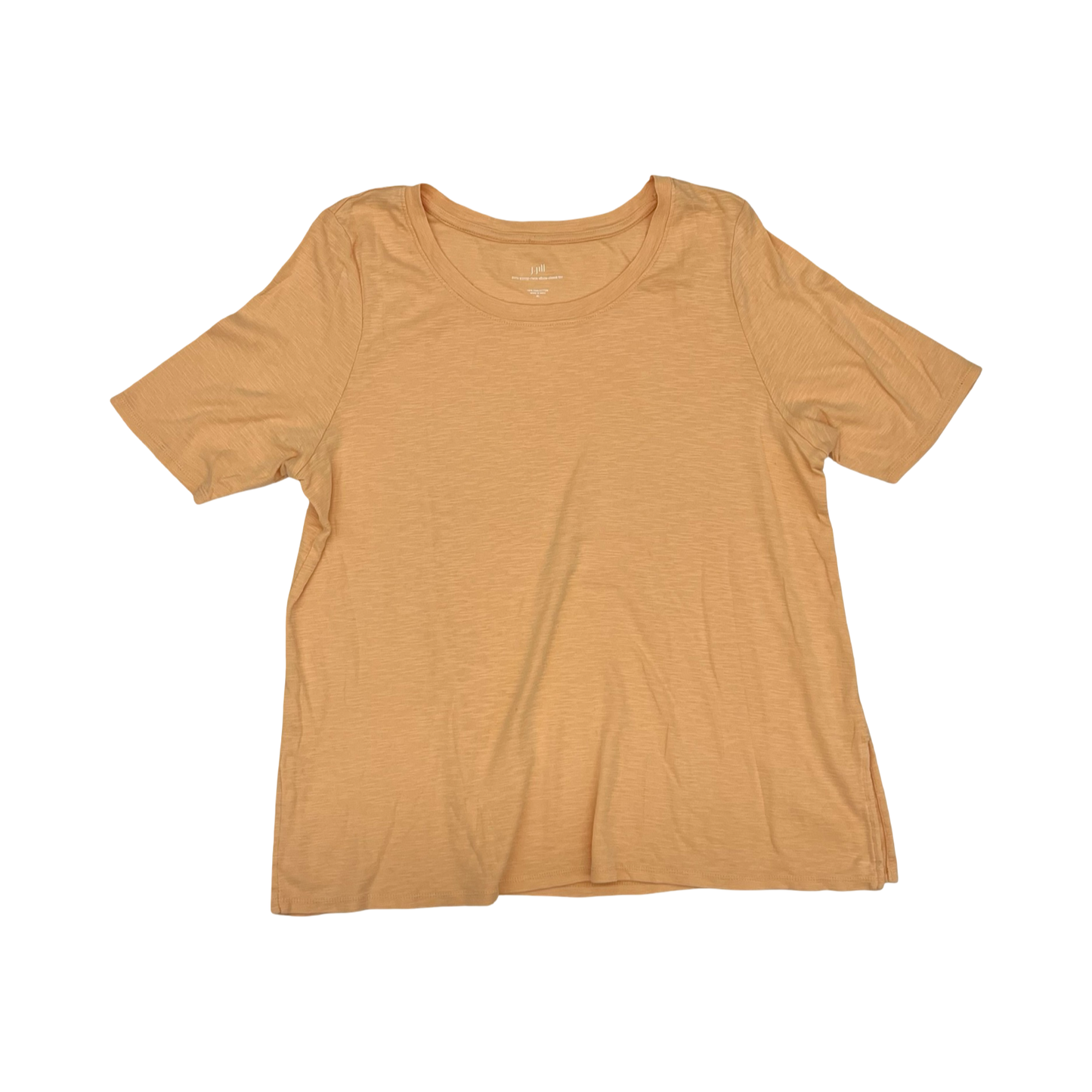 Top Ss Basic By J. Jill In Orange, Size:Xl