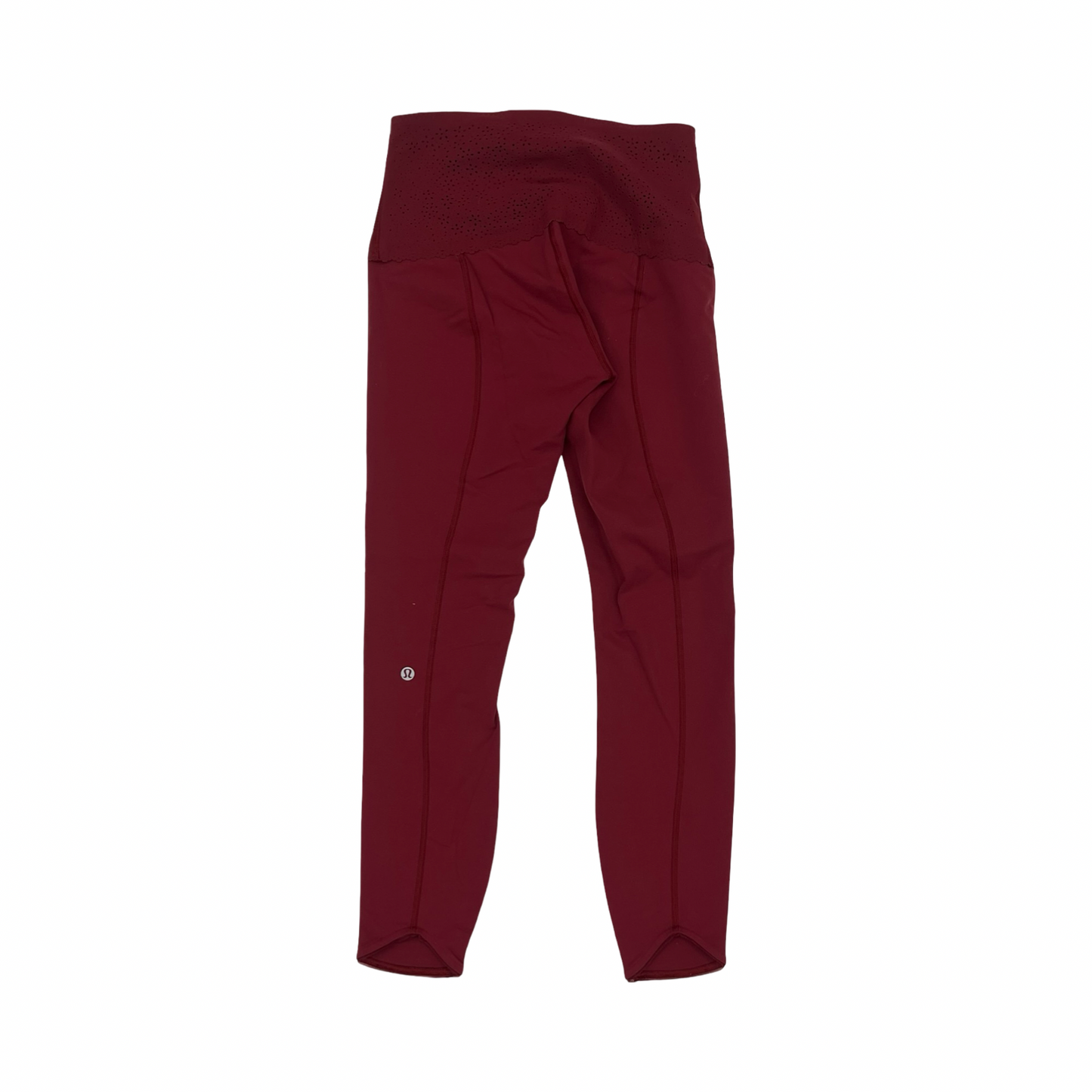 Athletic Leggings By Lululemon In Red, Size:S
