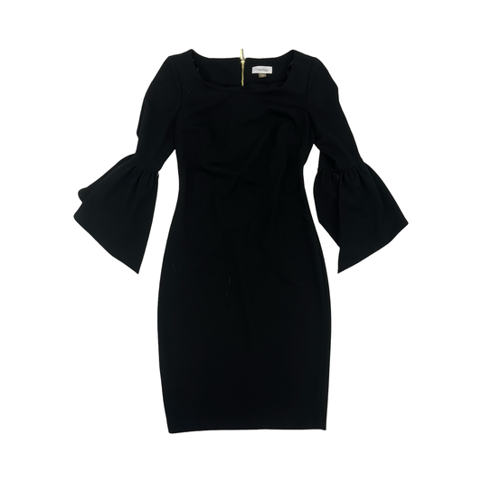Dress Work By Calvin Klein In Black, Size:2