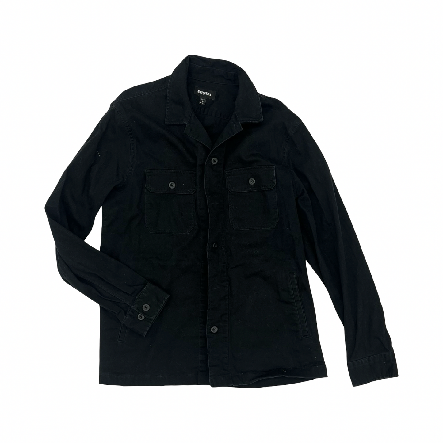 Jacket Utility By Express In Black, Size:L