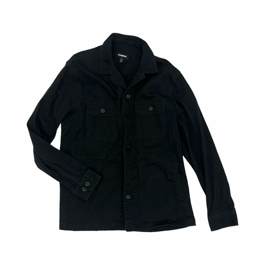 Jacket Utility By Express In Black, Size:L