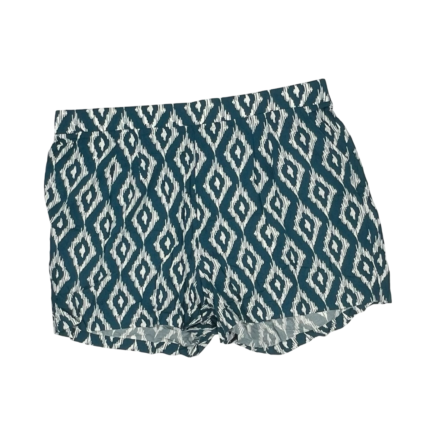 Shorts By Torrid In Green & White, Size:4X