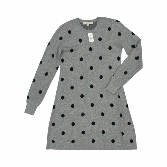 Dress Sweater By Loft In Grey, Size:S