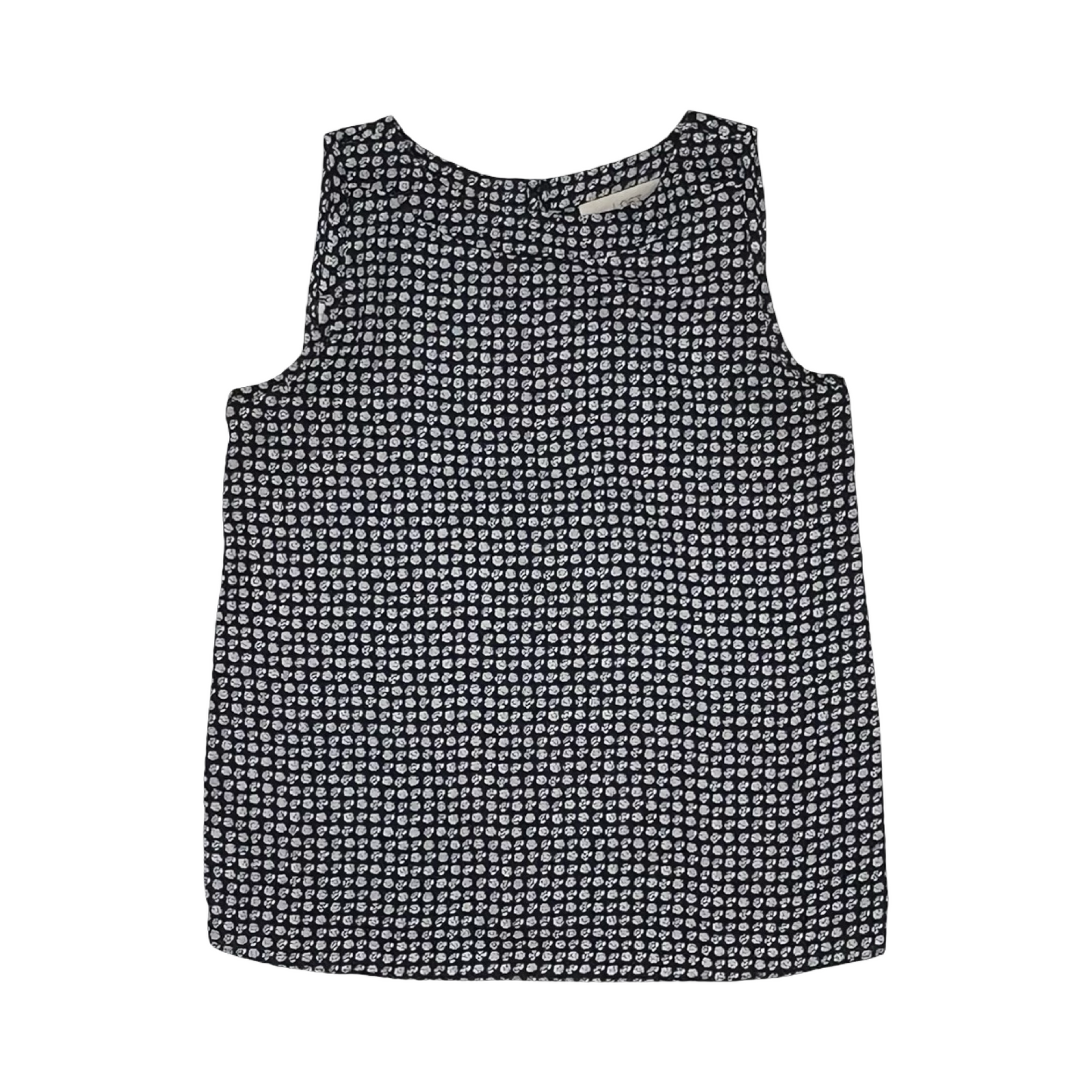 Blouse Sleeveless By Loft In Blue, Size:S