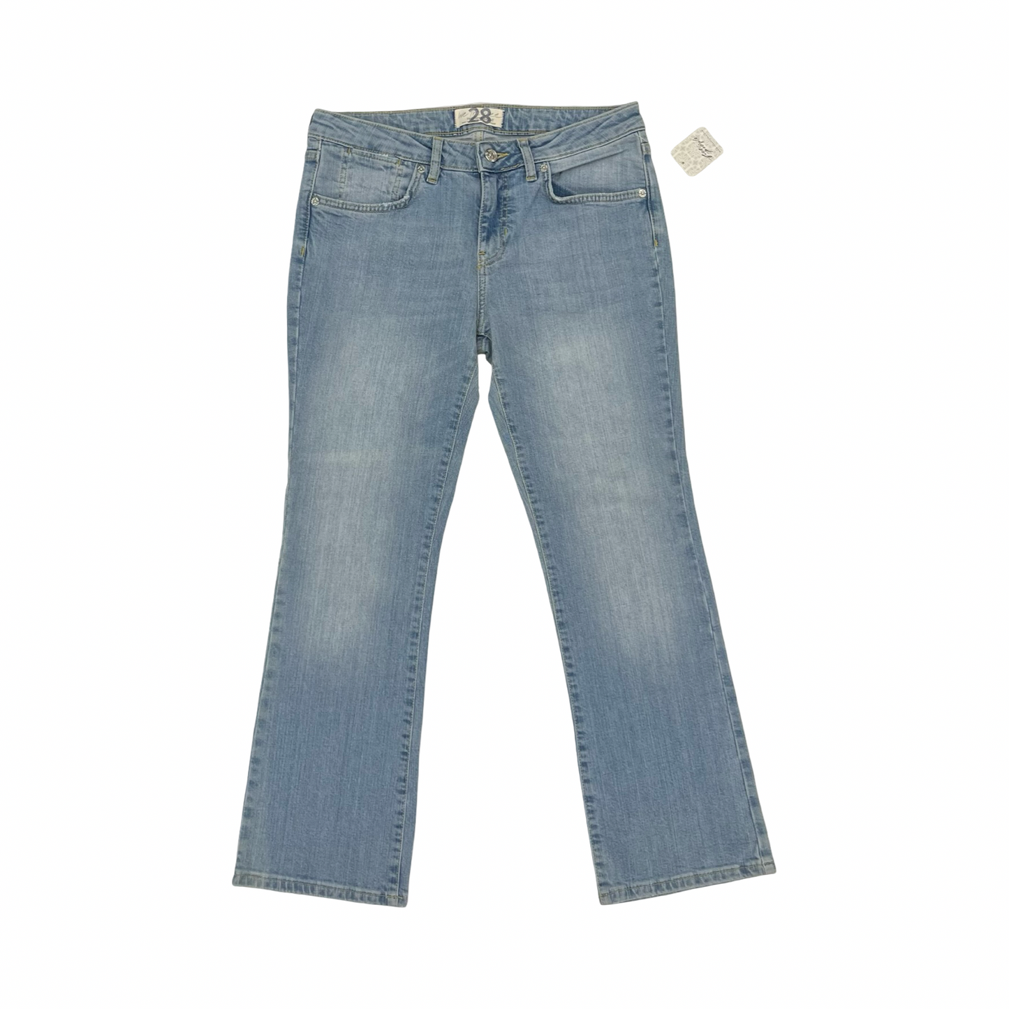 Jeans Straight By We The Free In Blue Denim, Size:6