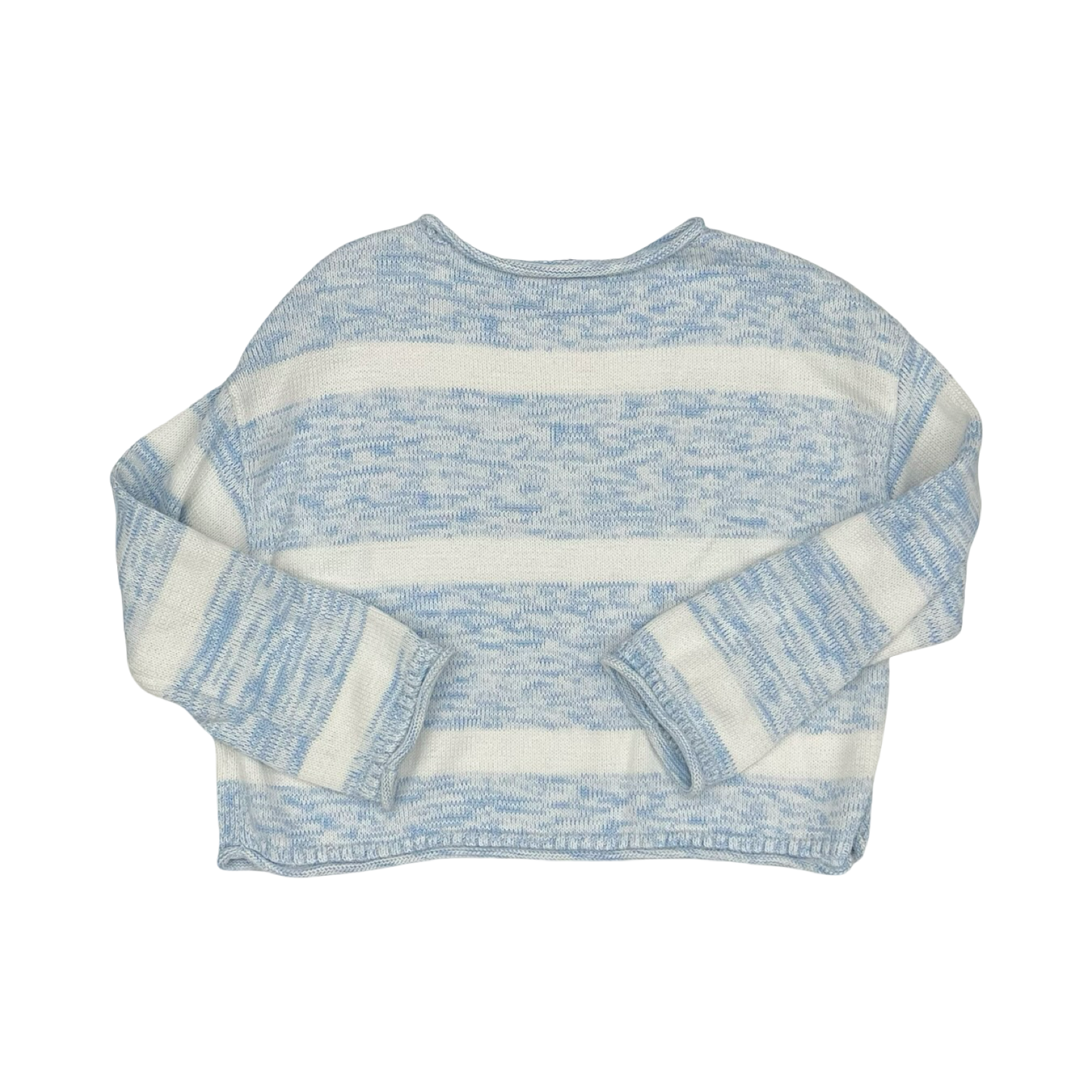 Sweater By Talbots In Blue & White, Size:Xl