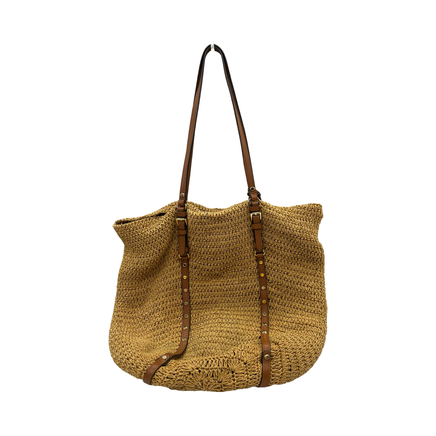 Handbag Designer By Michael Kors In Tan, Size:Large