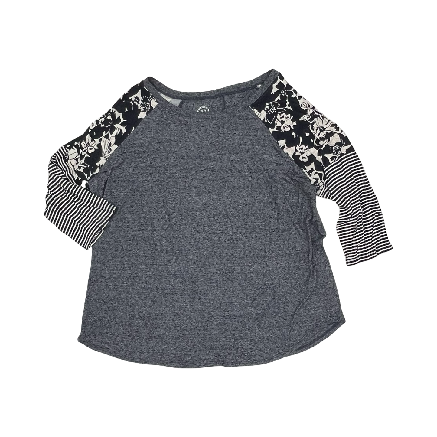 Top 3/4 Sleeve By Maurices In Blue, Size:1X