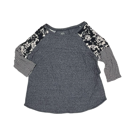 Top 3/4 Sleeve By Maurices In Blue, Size:1X