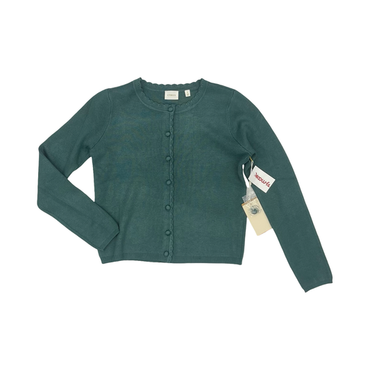 Sweater Cardigan By Cyrus In Teal, Size:S