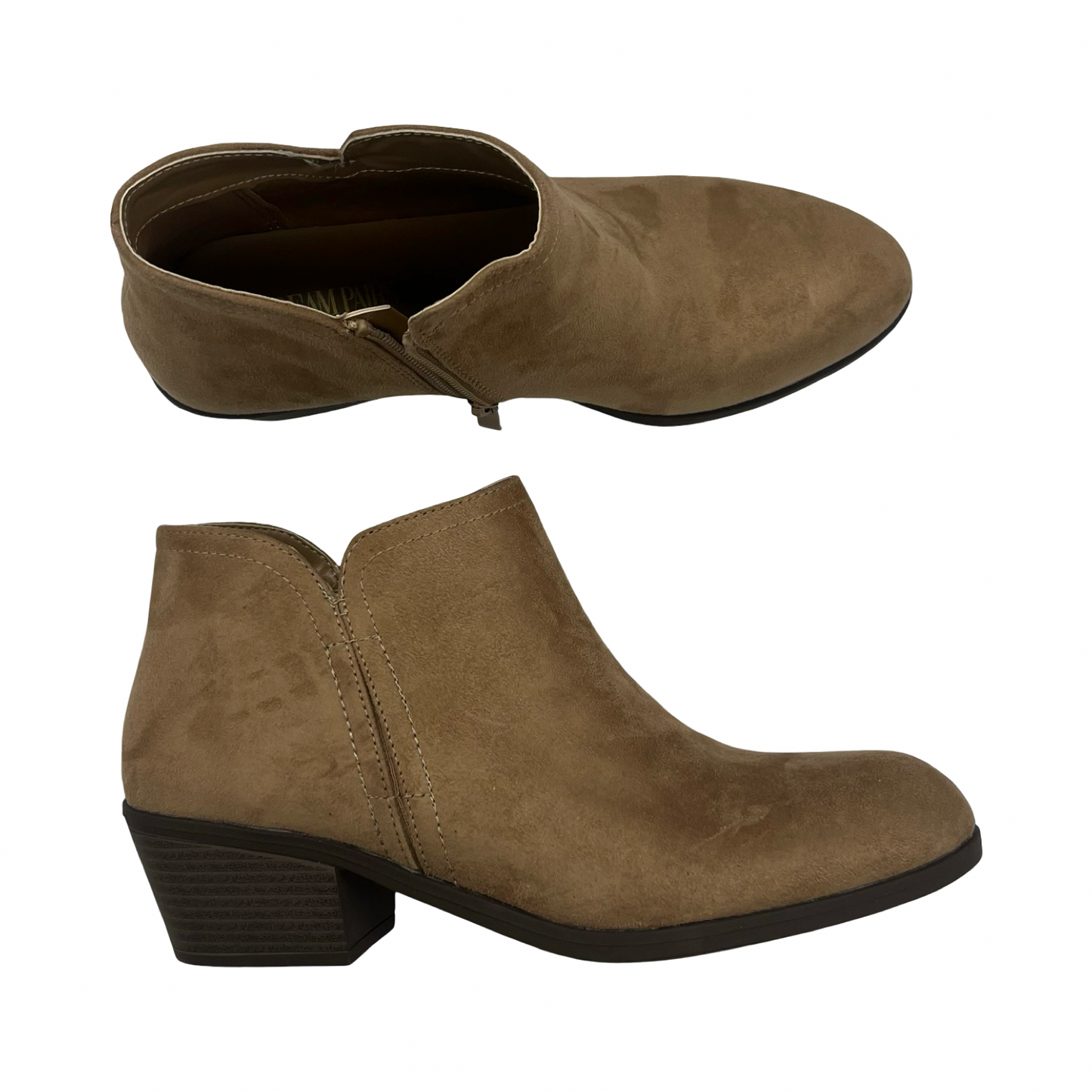 Boots Ankle Heels By Dream Pairs In Brown, Size:7