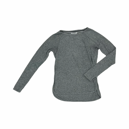 Athletic Top Ls Crewneck By Zella In Grey, Size:S