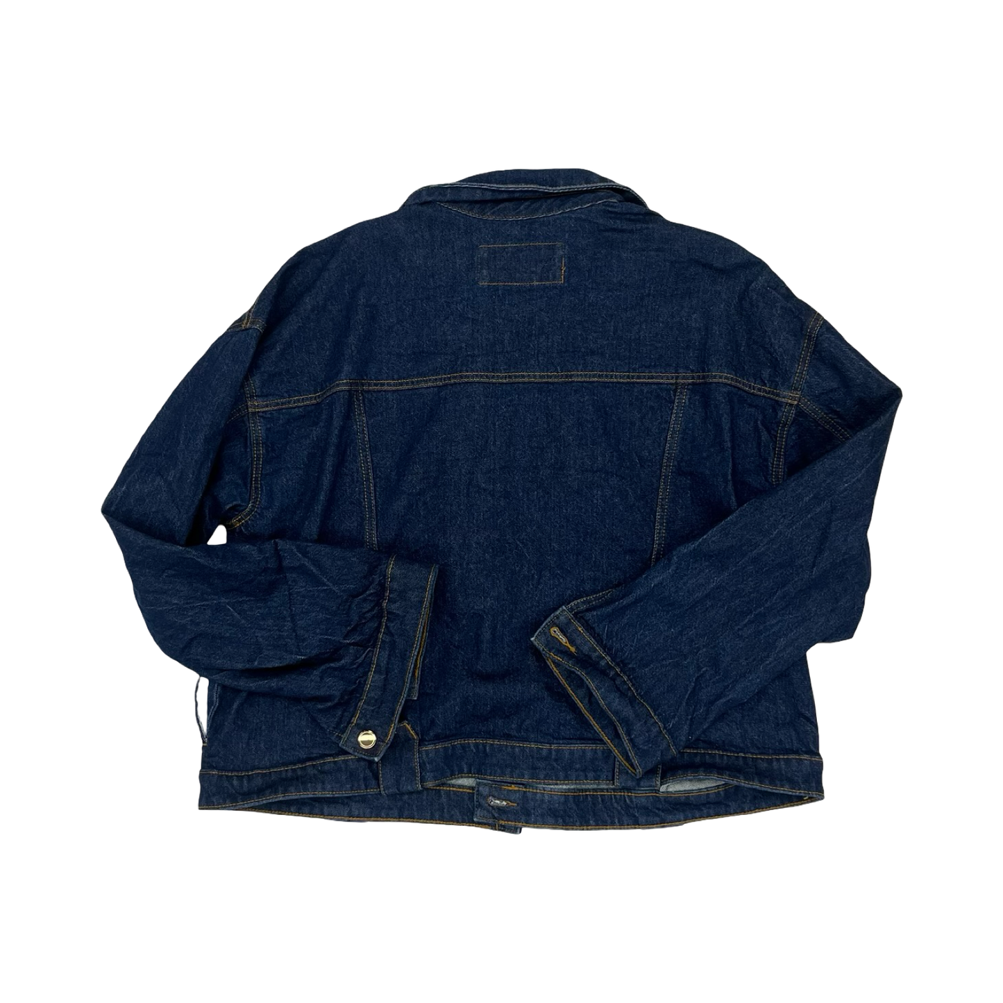 Jacket Denim By Loft In Blue Denim, Size:Xxl