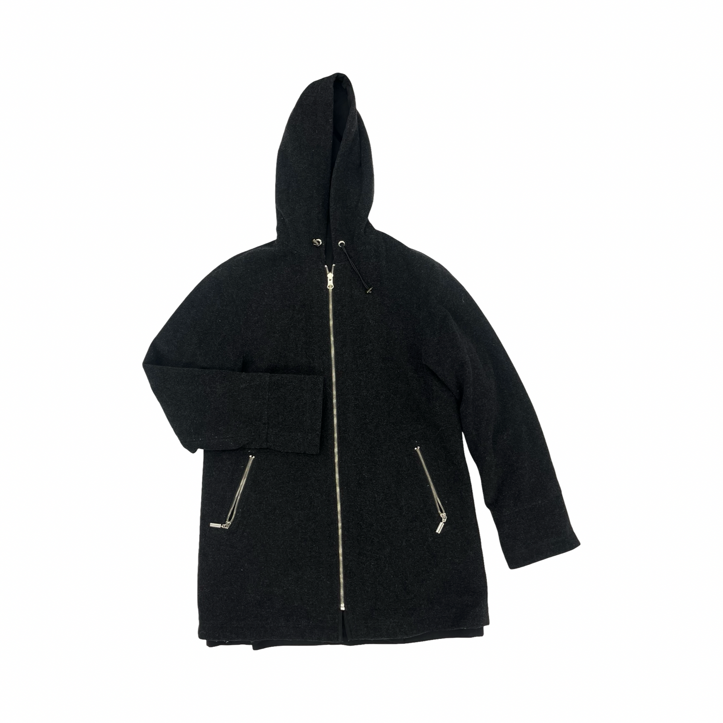 Coat Wool By Gallery In Black, Size:Xs