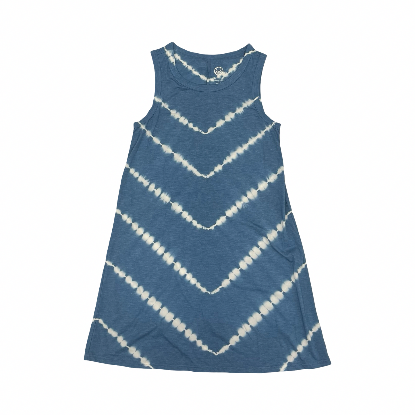 Dress Casual Short By Te Verde In Blue & White, Size:S