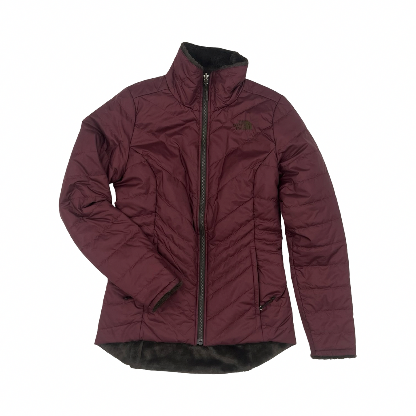 Jacket Puffer & Quilted By The North Face In Maroon, Size:Xs