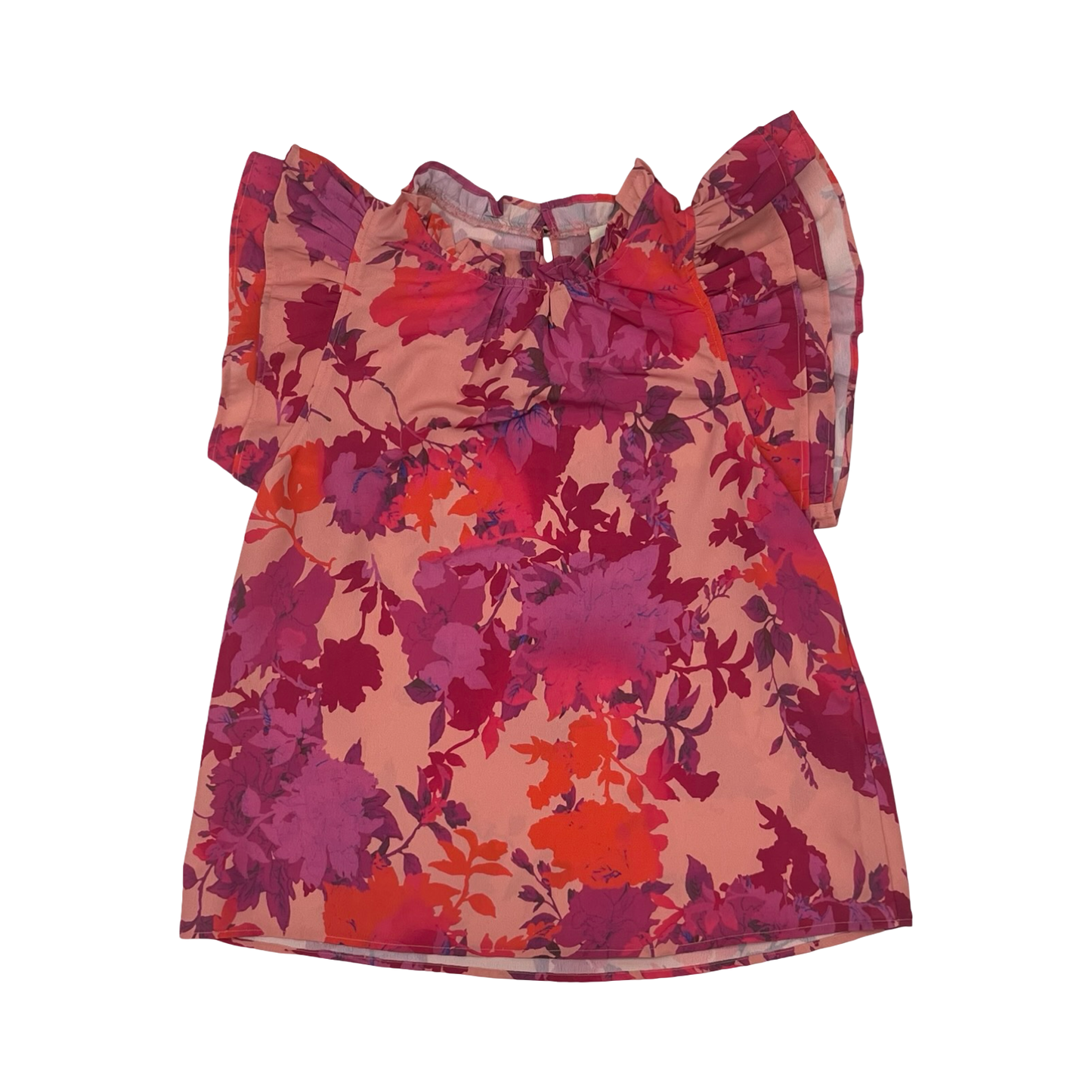Blouse Ss By Entro In Floral Print, Size:M