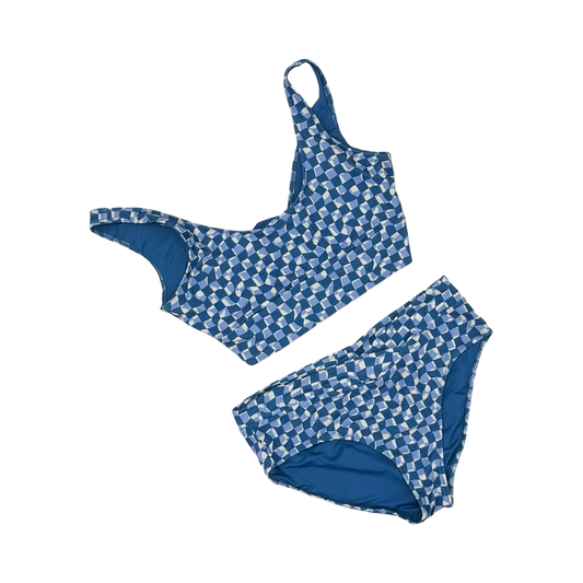 Swimsuit 2Pc By Old Navy In Blue & White, Size:Xl