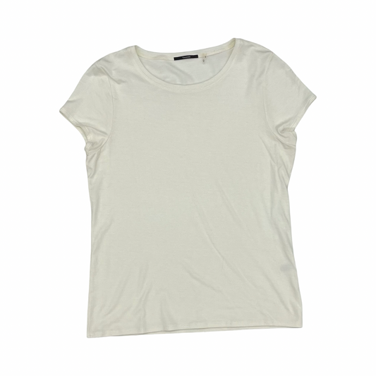 Blouse Ss By Tahari In Cream, Size:L