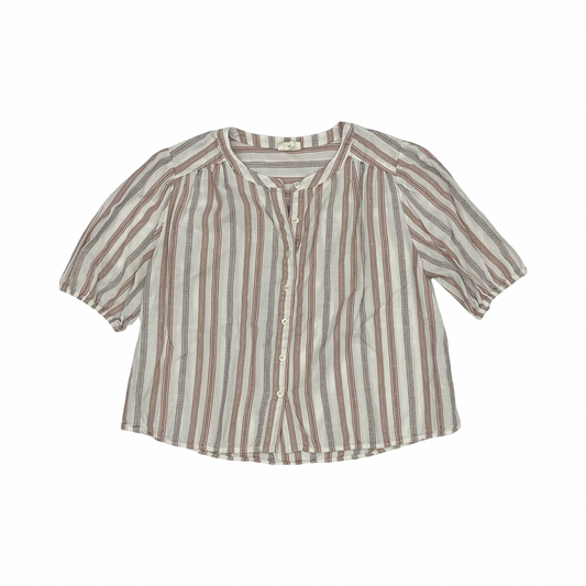 Top Ss By Ana In Orange & White, Size:M