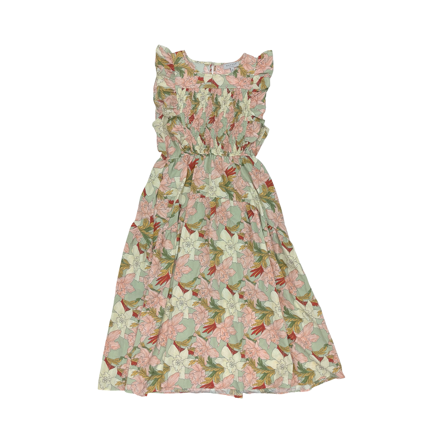 Dress Party Midi By Hayden La In Floral Print, Size:L