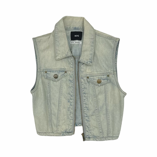Vest Other By Bdg In Blue Denim, Size:Xs