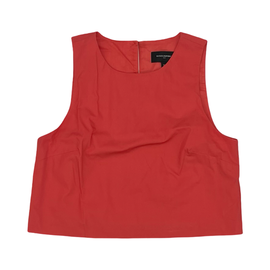 Blouse Sleeveless By Banana Republic In Pink, Size:Xs