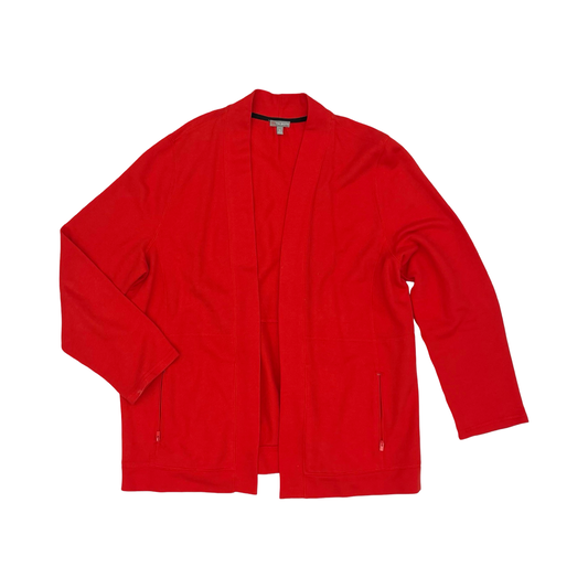 Cardigan By Talbots In Red, Size:Xl