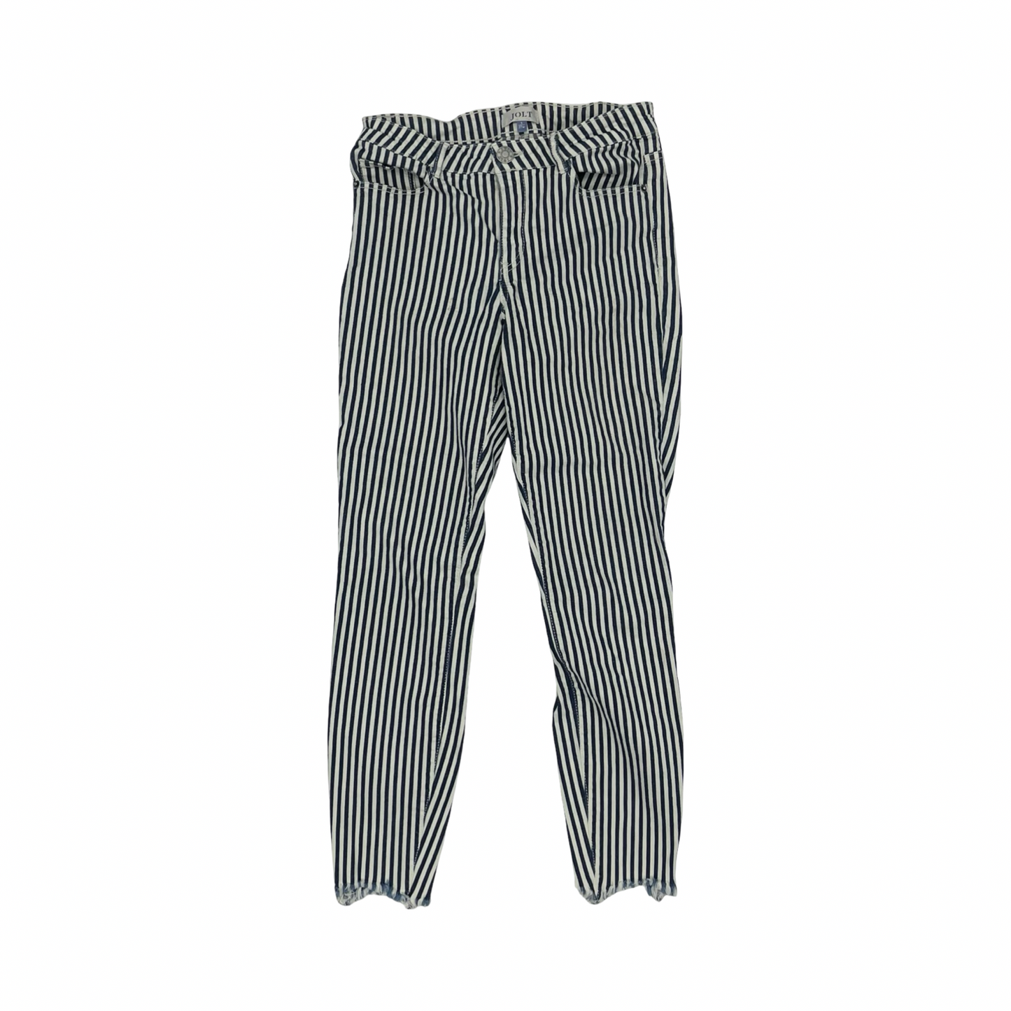 Jeans Skinny By Jolt In Striped Pattern, Size:4