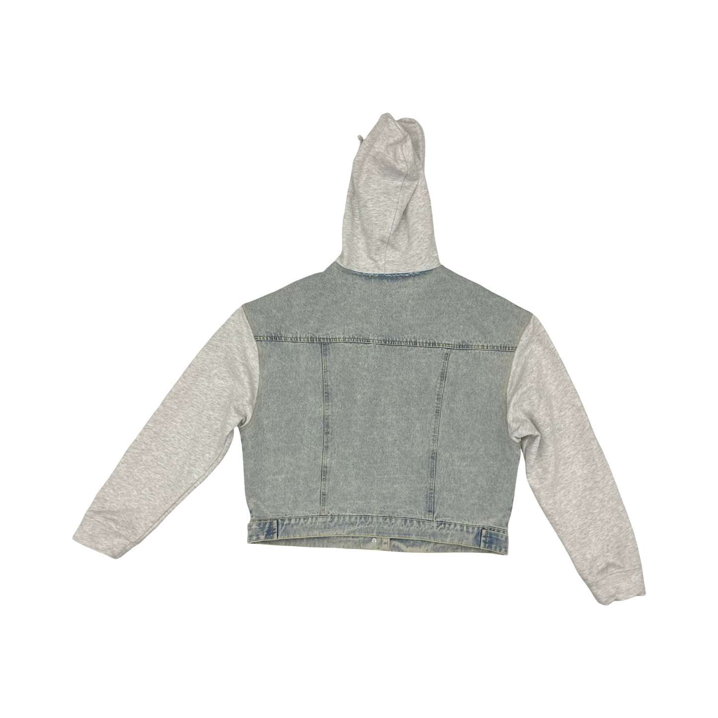 Jacket Denim By Elan In Blue Denim, Size:M