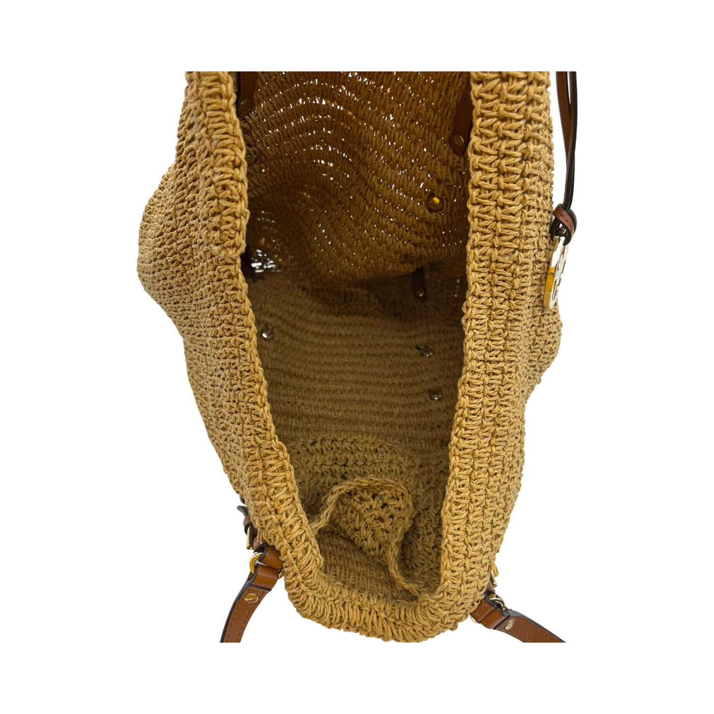 Handbag Designer By Michael Kors In Tan, Size:Large