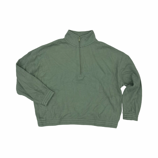 Sweatshirt Collar By Aerie In Green, Size:Xl