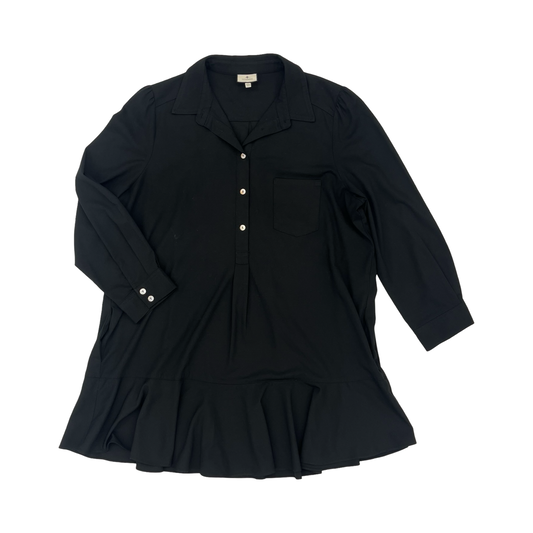 Tunic Ls By Tuckernuck In Black, Size:3X