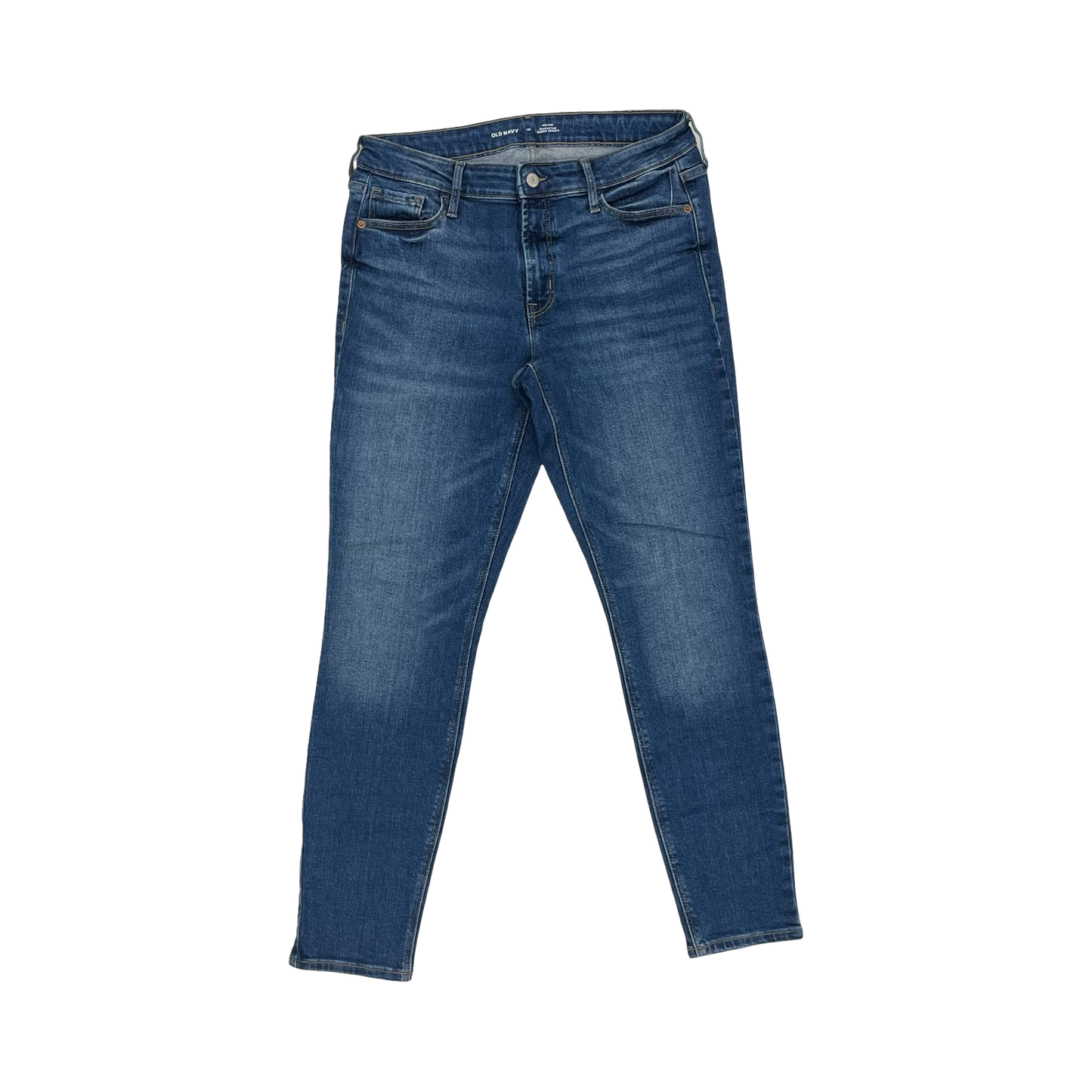 Jeans Skinny By Old Navy In Blue Denim, Size:10