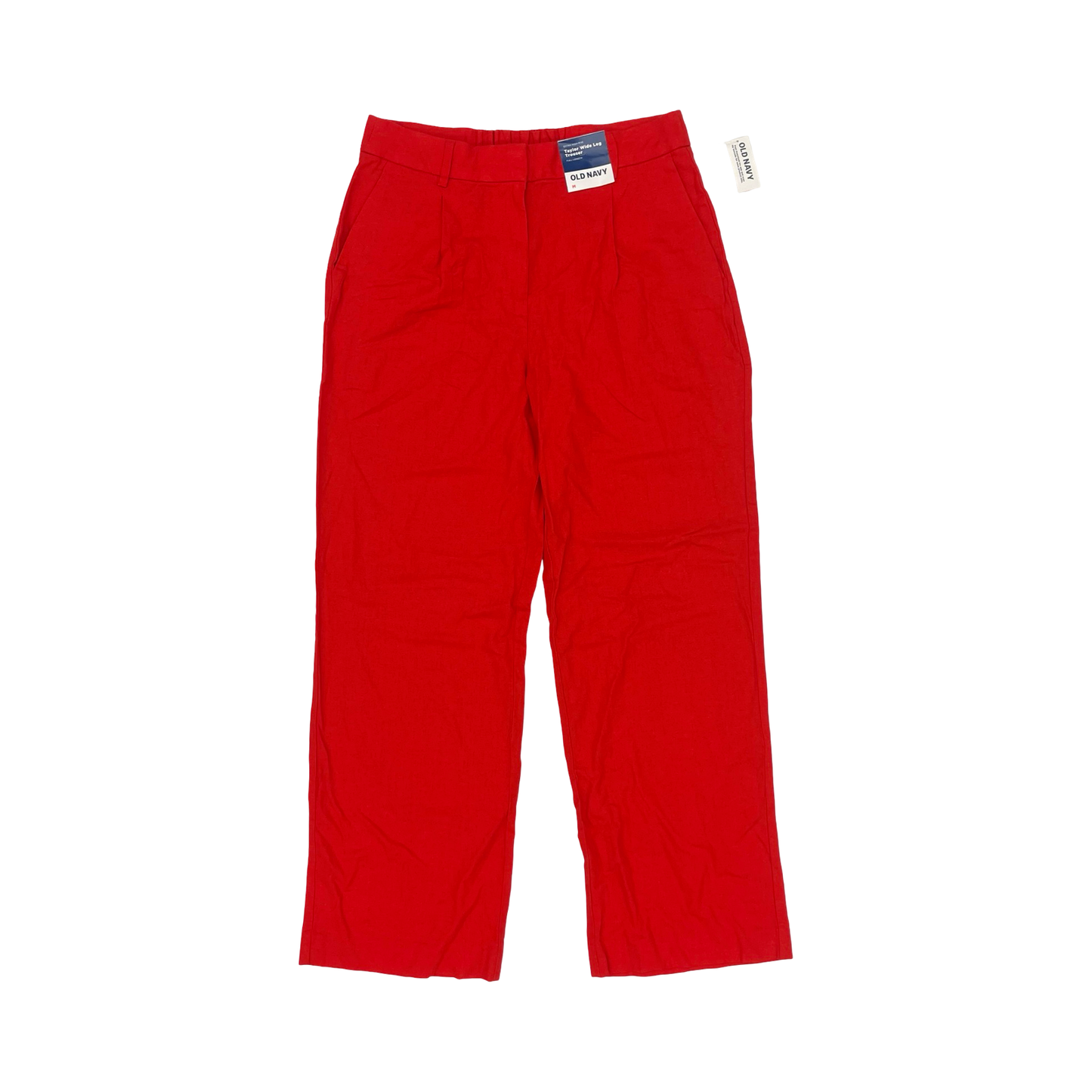 Pants Linen By Old Navy In Red, Size:M