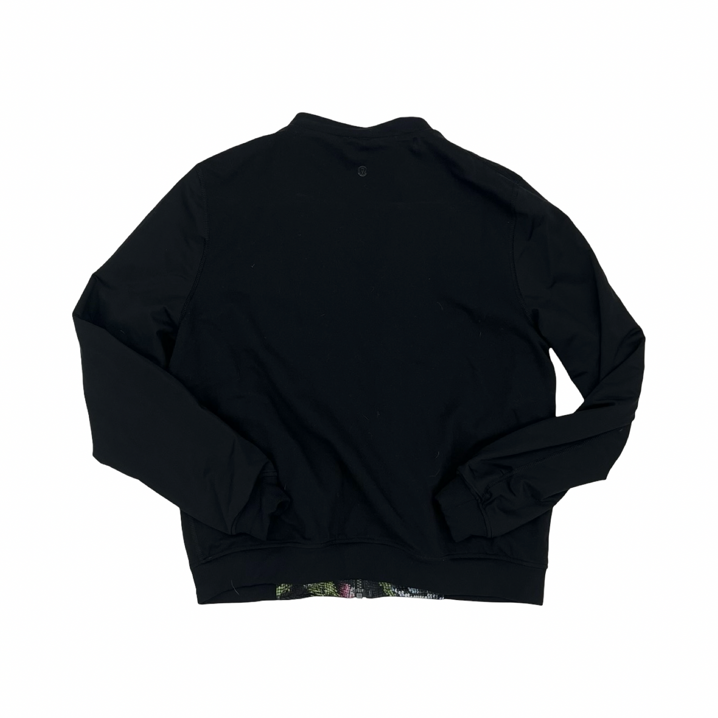 Athletic Jacket By Lululemon In Floral Print, Size:L