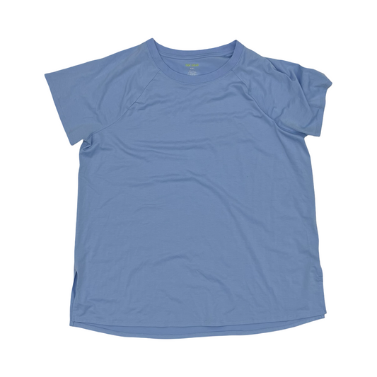 Athletic Top Ss By Tek Gear In Blue, Size:Xxl