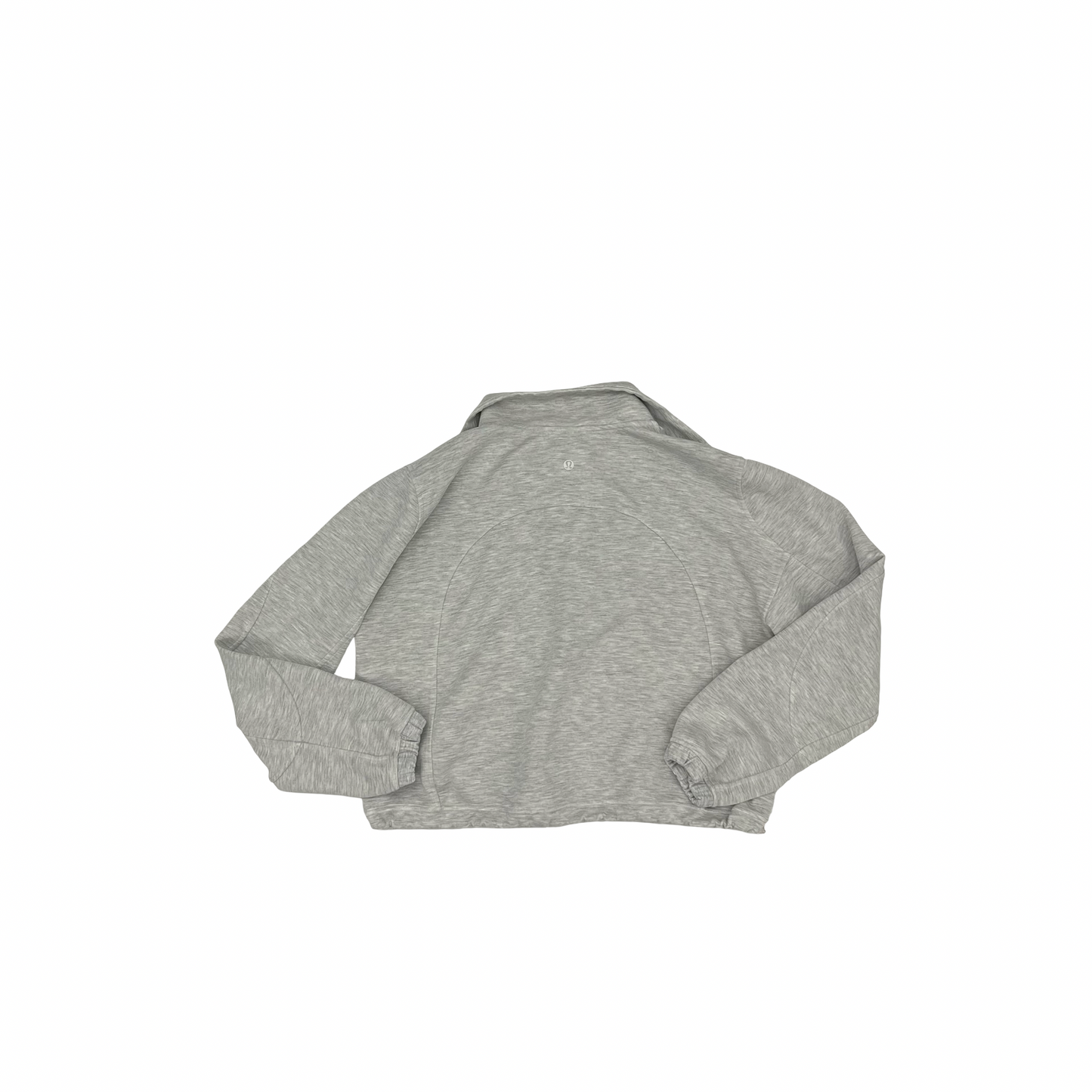 Athletic Sweatshirt Collar By Lululemon In Grey, Size:M