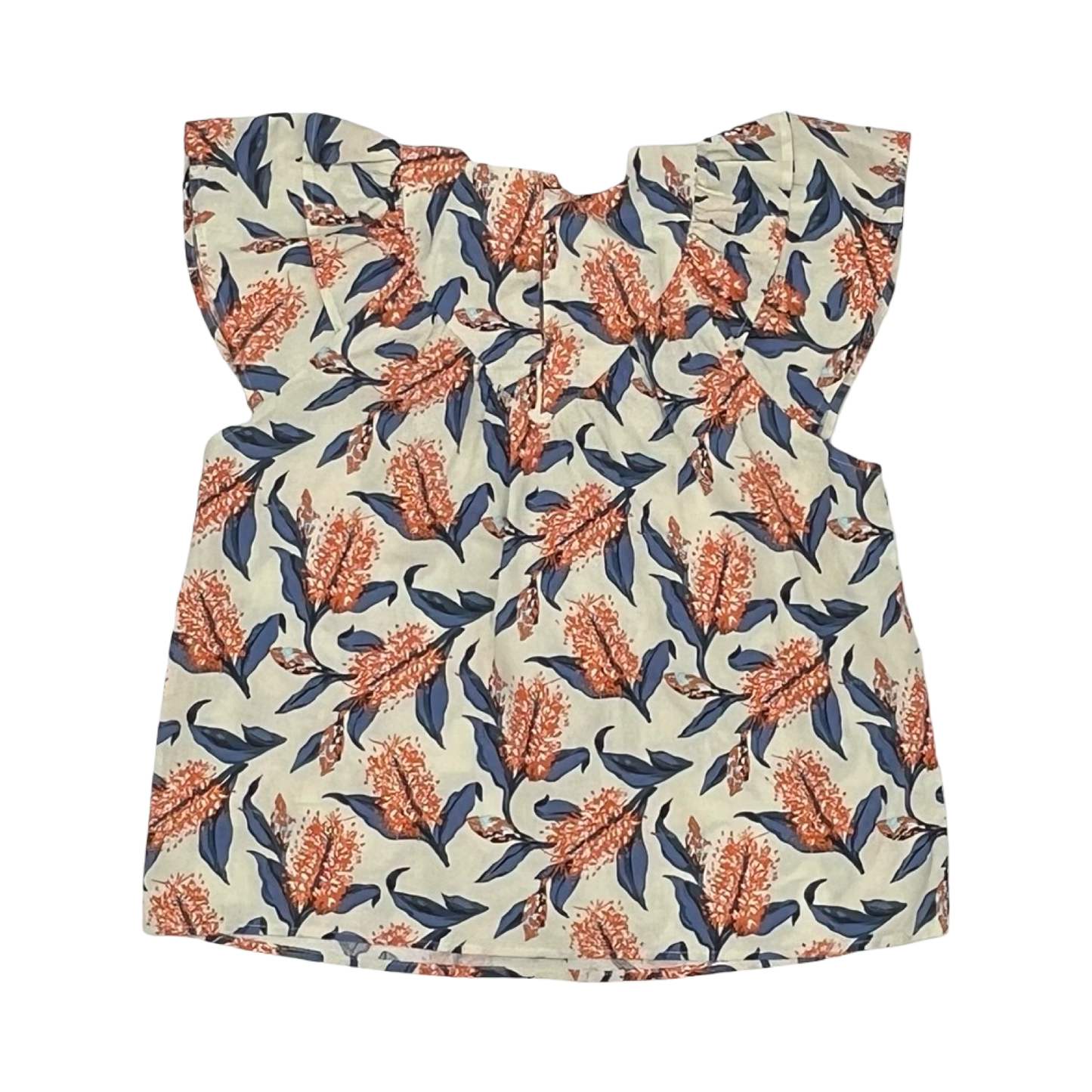 Blouse Ss By Tcec In Cream, Size:S