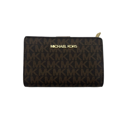 Wallet Designer By Michael Kors In Brown, Size:Medium