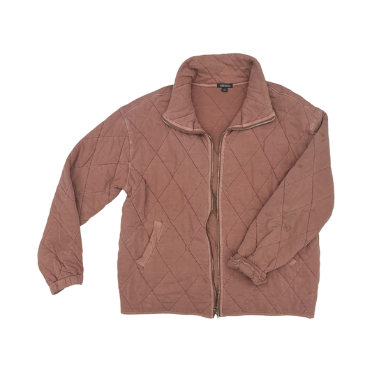 Jacket Puffer & Quilted By Wild Fable In Brown, Size:Xl