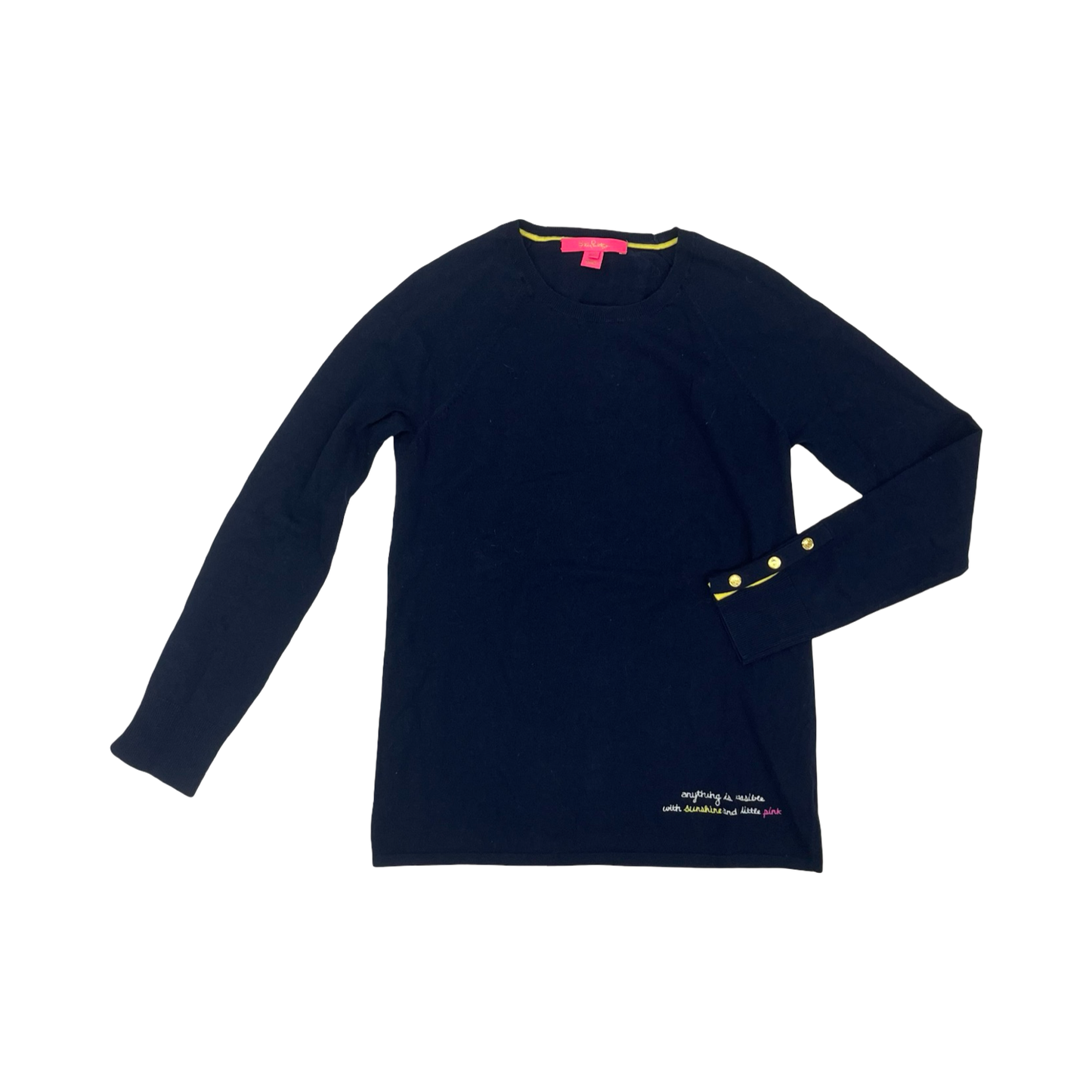 Sweater Designer By Lilly Pulitzer In Navy, Size:S