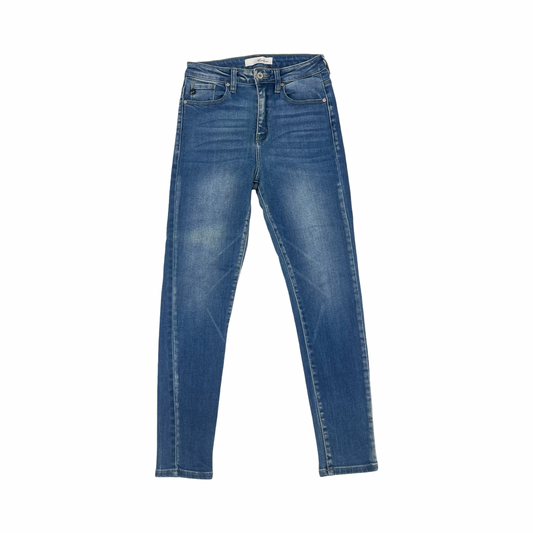 Jeans Skinny By Kancan In Blue Denim, Size:4