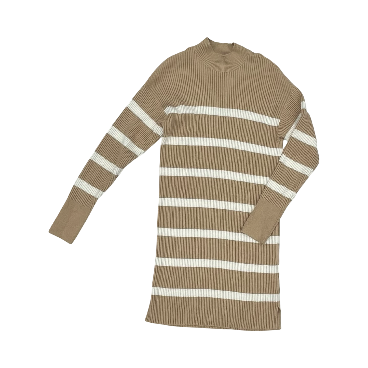 Dress Sweater By Abercrombie And Fitch In Cream, Size:M