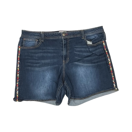 Shorts By Clothes Mentor In Blue Denim, Size:18
