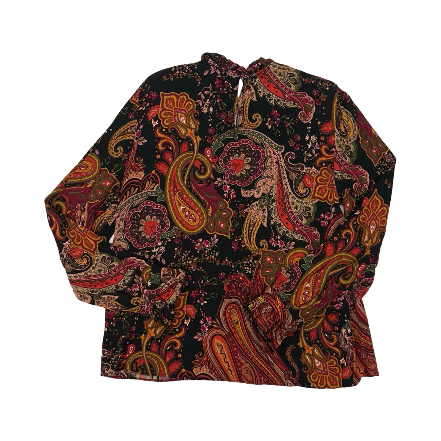 Blouse Ls By Zara In Black, Size:L