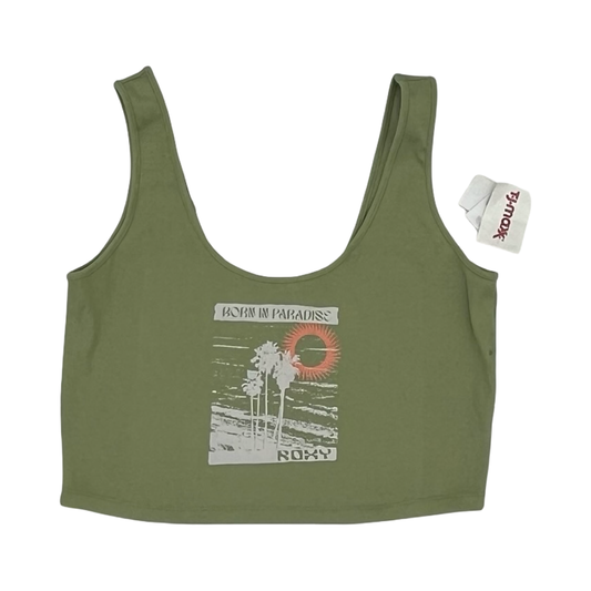 Tank Top By Roxy In Green, Size:Xxl