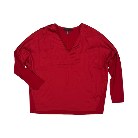 Top Ls By White House Black Market In Red, Size:Xl