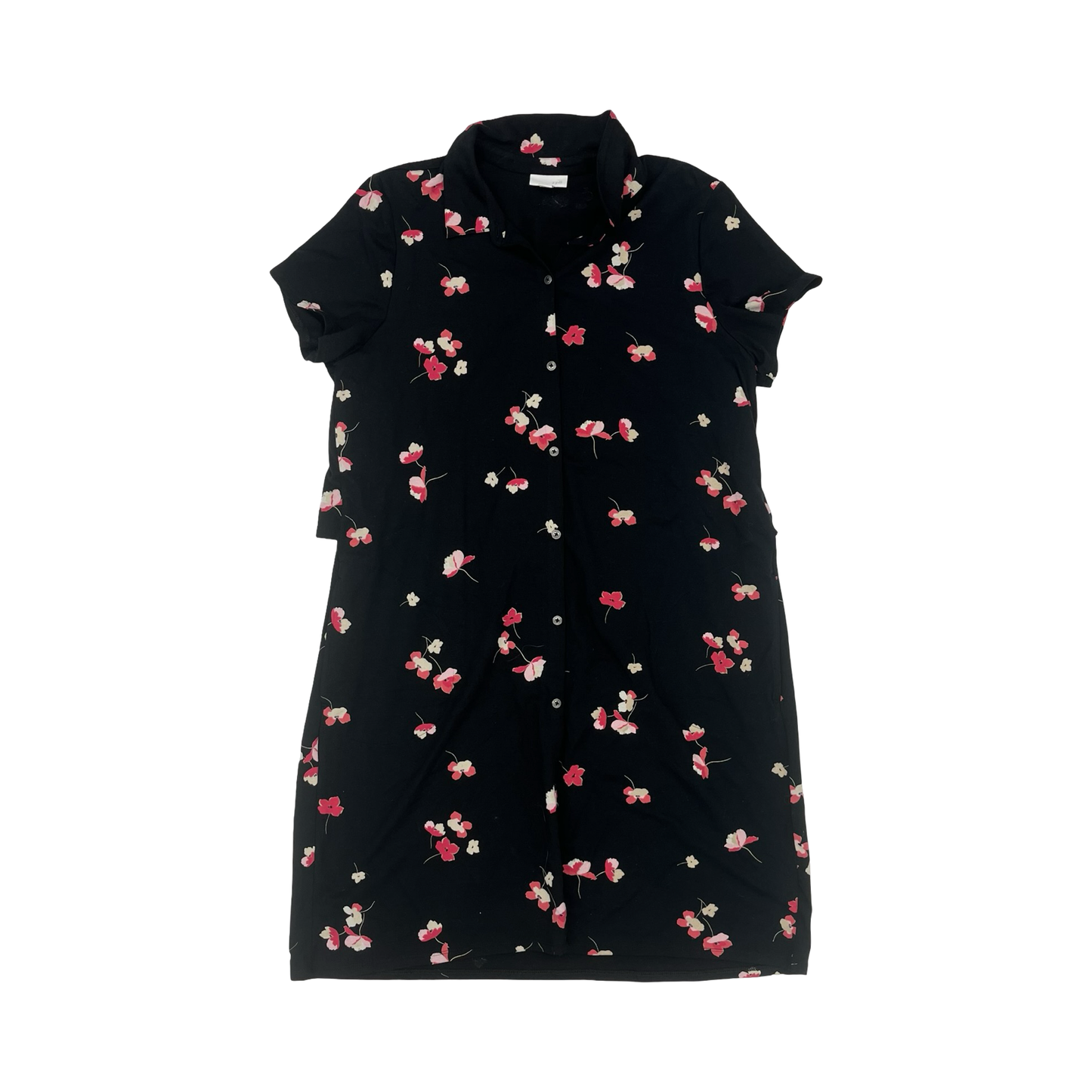 Dress Casual Short By J. Jill In Black & Red, Size:M