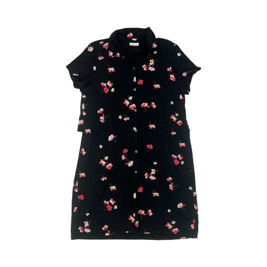 Dress Casual Short By J. Jill In Black & Red, Size:M